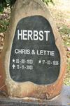 HERBST Chris 1933-2003 & Lettie 1936-