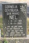 NEL Cornelia Gertruida nee ROODE 1931-1985