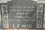 LEWIS Adriaan Cornelius 1907-1966