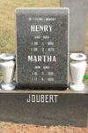 JOUBERT Henry 1899-1972 & Martha 1906-1988