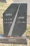 BARNARD Barries 1940-1988 & Loraine 1943-
