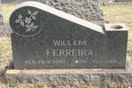 FERREIRA Willem 1899-1964