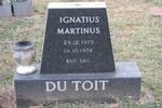 TOIT Ignatius Martinus, du 1975-1976