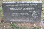 DEVENTER Amelia, van 1982-1982