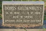 GELDENHUYS Doris 1932-1984