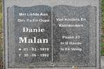 MALAN Danie 1919-1992