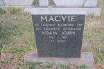 MACVIE Adam John 1911-1981