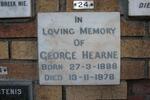 HEARNE George 1888-1978