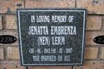 LERM Jenatta Embrenze 1943-2007