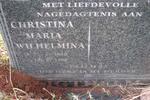 LIGTHELM Christine Maria Wilhelmina 1950-1996