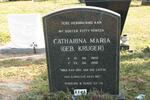 ? Catharina Maria nee KRUGER 1928-1998