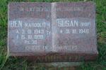 VORSTER Ben 1943-1998 & Susan 1946-
