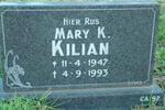 KILIAN Mary K. 1947-1993