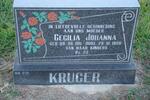 KRUGER Cecilia Johanna 1911-1998