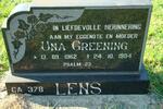 LENS Una Greening 1962-1994