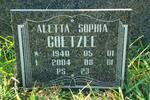 COETZEE Aletta Sophia 1940-2004