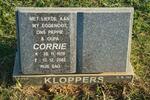 KLOPPERS Corrie 1919-2002