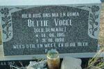 VOGEL Bettie nee SENEKAL 1915-1998