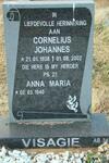 VISAGIE Cornelius Johannes 1938-2002 & Anna Maria 1940-