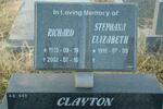 CLAYTON Richard 1915-2002 & Stephana Elizabeth 1918-