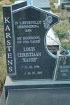 KARSTENS Louis Christiaan 1946-2005