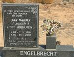 ENGELBRECHT Jan Harms nee HUISAMEN 1916-2002