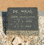 WAAL Jan, de 1934-1982