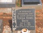 BRITS Tersia Ronel 1961-1962