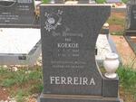 FERREIRA Koekoe 1945-1984
