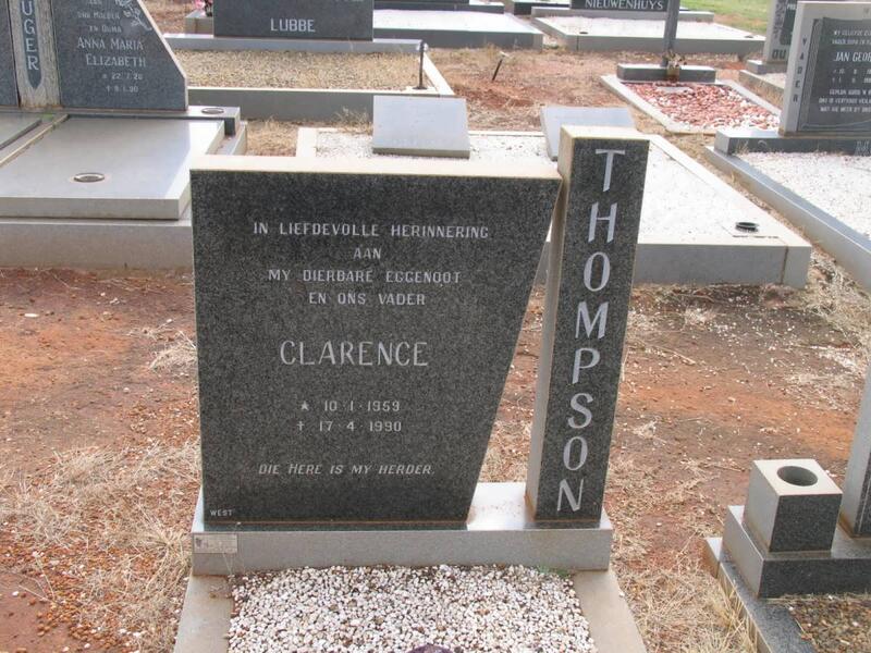 THOMPSON Clarence 1959-1990