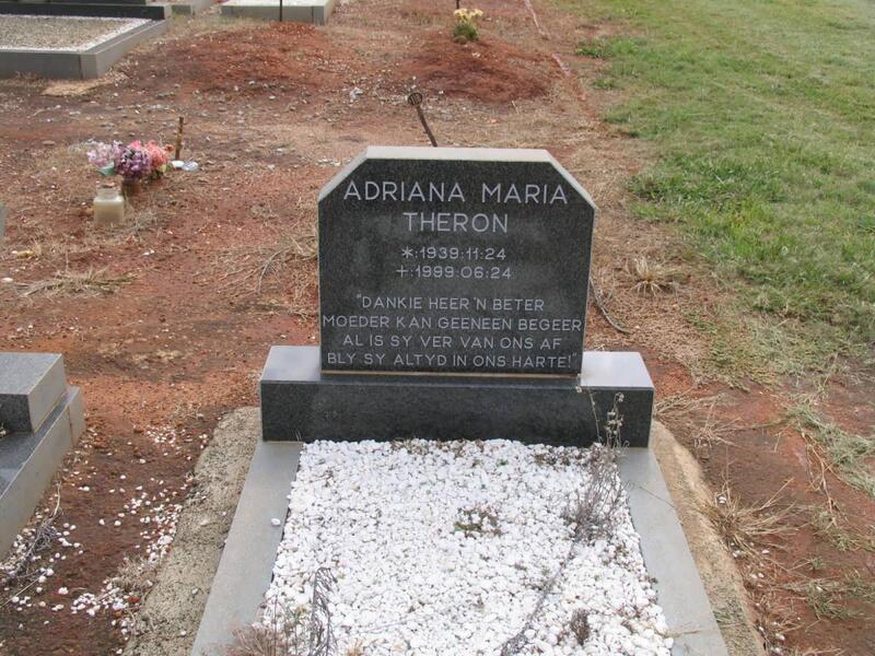 THERON Adriana Maria 1939-1999