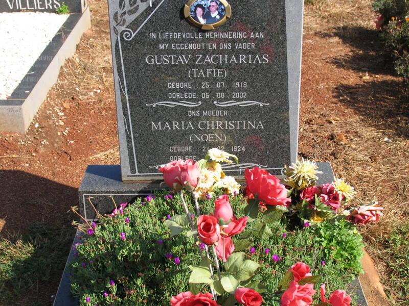 ? Gustav Zacharias 1919-2002 & Maria Christina 1924-