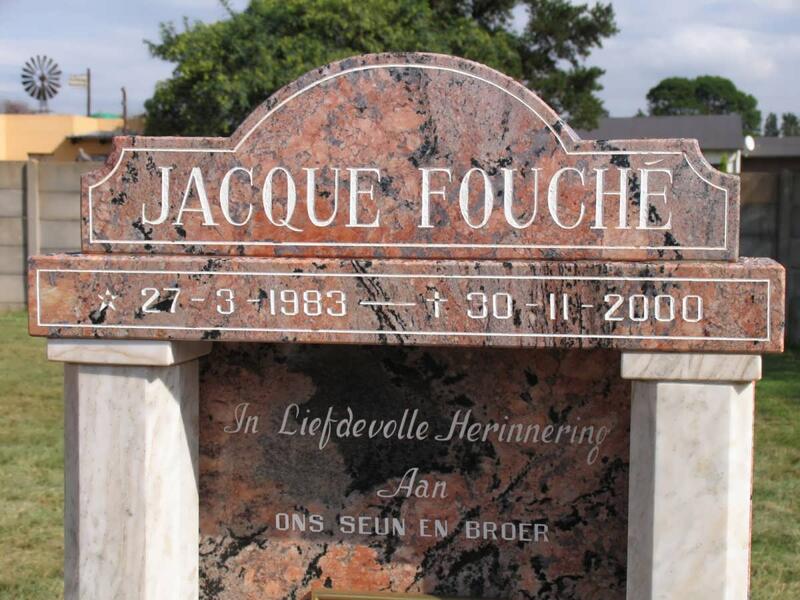 FOUCHE Jacque 1983-2000