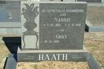 RAATH Gert 1908-  & Sannie 1909-1992