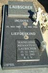 LAUBSCHER Madelein Menantau 1962-2005 :: LAUBSCHER Jacques 1986-1986