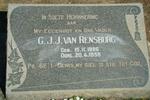RENSBURG G.J.J., van 1886-1958