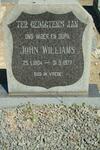 WILLIAMS John 1904-1977