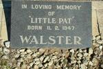 WALSTER Little Pat  1947-