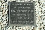 FREDRICKSON Ada 1890-1978
