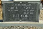NELSON John F. 1946- & Anna E. 1947-1990