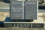 LEVATT William Henry 1937-1987