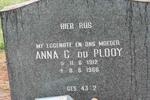 PLOOY Anna C., Du 1912-1966