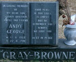 BROWNE Andy George, GRAY 1959-1991