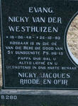 WESTHUIZEN Nicky, van der 1948-1993