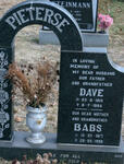 PIETERSE Dave 1915-1994 & Babs 1917-1998