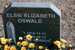 OSWALD Elsie Elizabeth 1910-1996