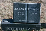 ESTERHUIZEN Josias J. 1923-1997 & Ella M. 1926-