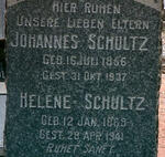 SCHULTZ Johannes 1856-1937 & Helene 1869-1941