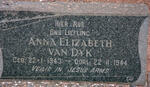 DYK Anna Elizabeth, van 1943-1944