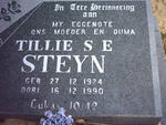 STEYN Tillie S.E. 1924-1990